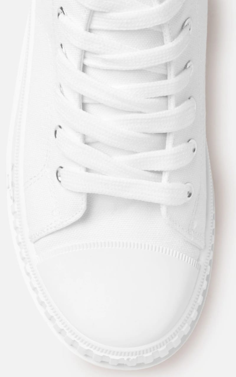 keral women white solid sneakers – Keral Kings