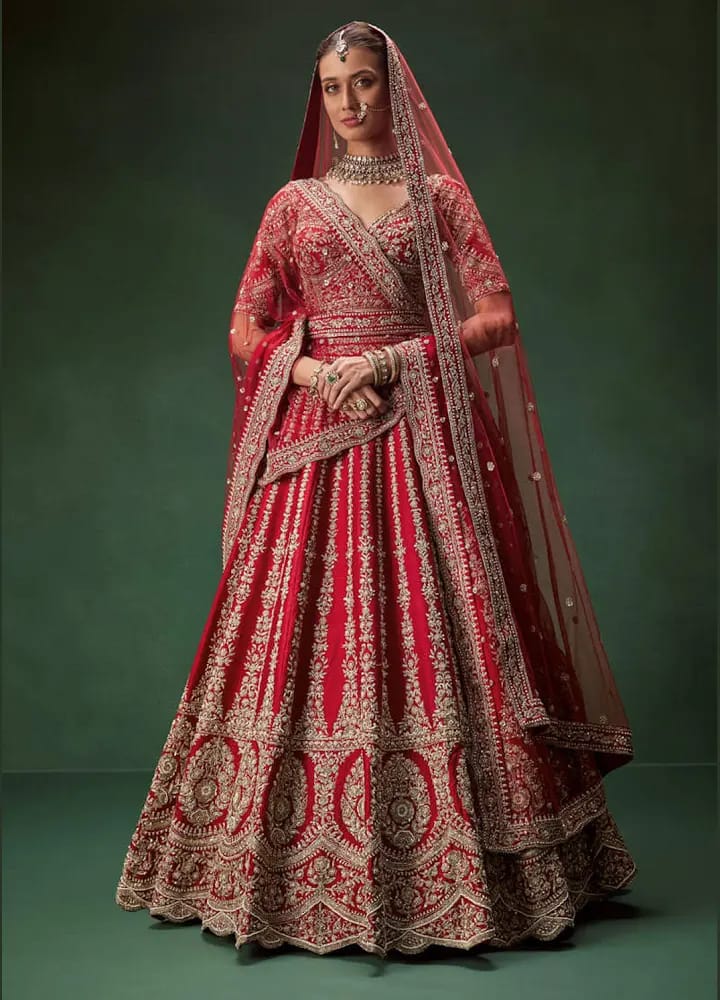Bridal dress designer lehenga