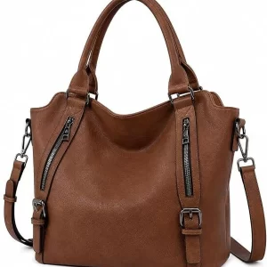 Inovera Brown Women Shoulder Bag Faux Leather Shoulder Hobo Bag for Women & Girls