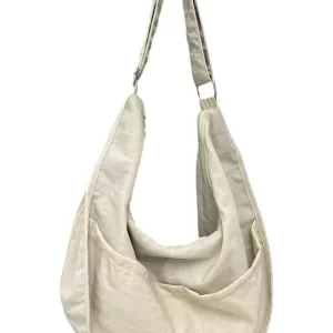 SimoraTrends White Women Shoulder Bag white cotton handbag