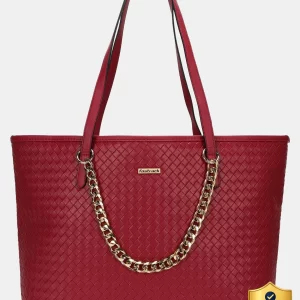 Fastrack Red Women Tote - Extra Large Fits Upto 15'' Laptop