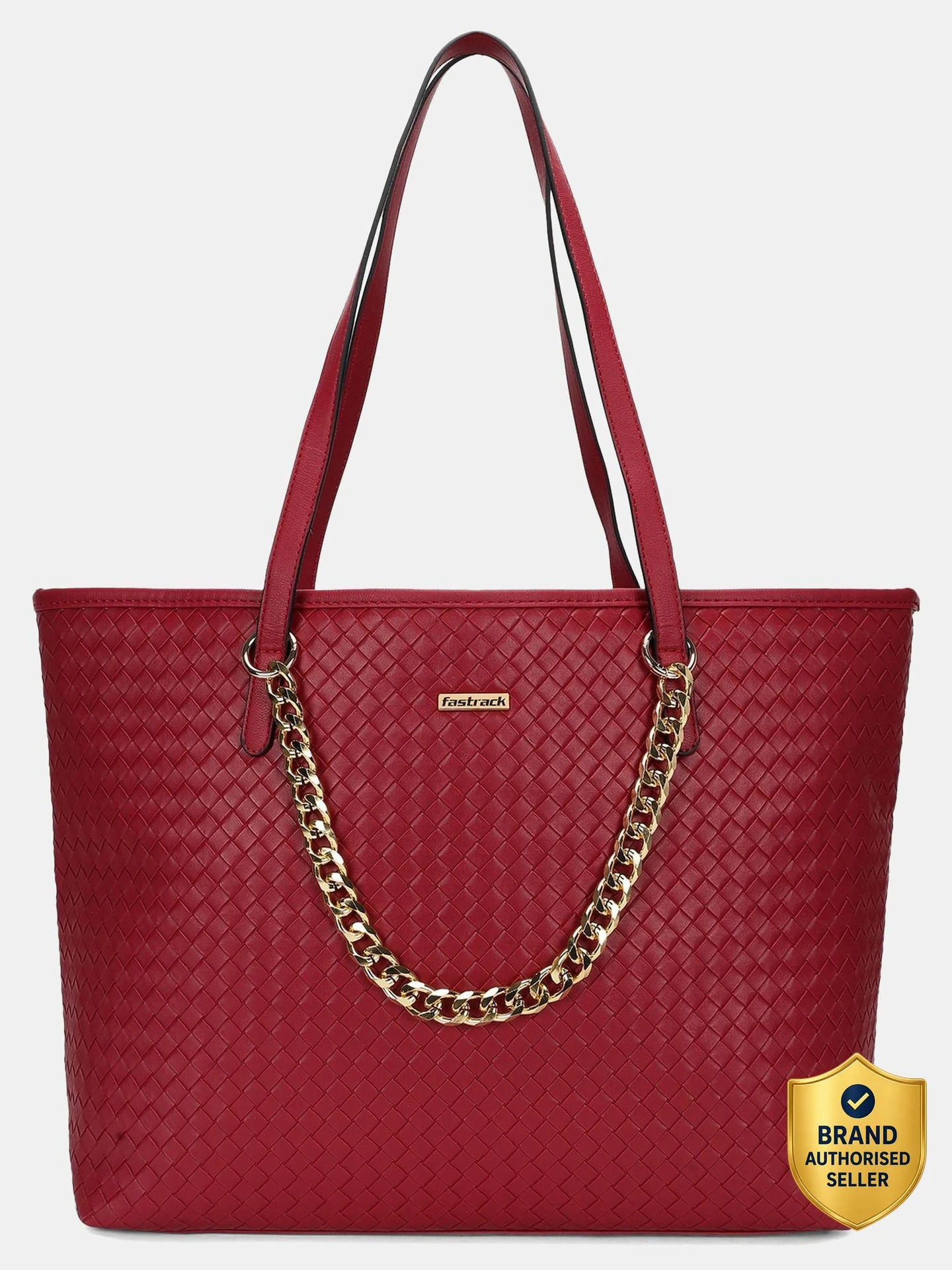 Fastrack Red Women Tote - Extra Large Fits Upto 15'' Laptop